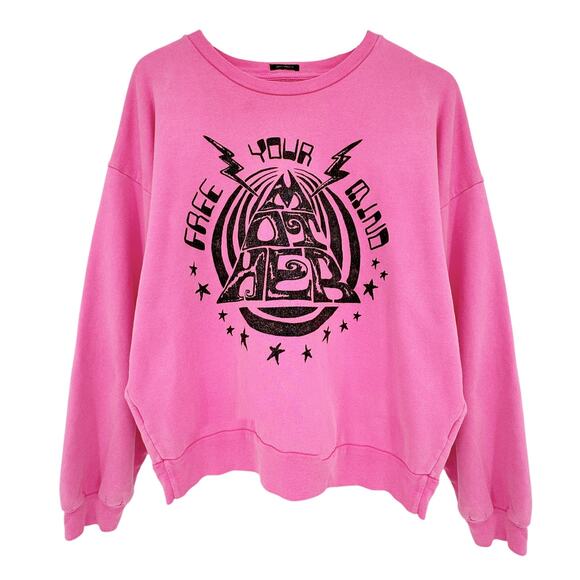 MOTHER The Drop Square Sweatshirt Mind Your Mother S - Picture 3 of 13